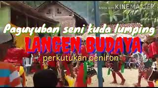 ebeg langen budaya perkutukan