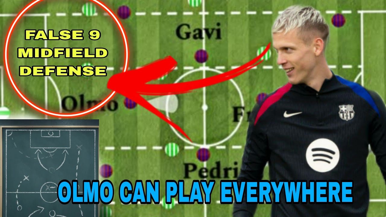 Dani Olmo's new role as false 9, and his versatility- A tactical genius
