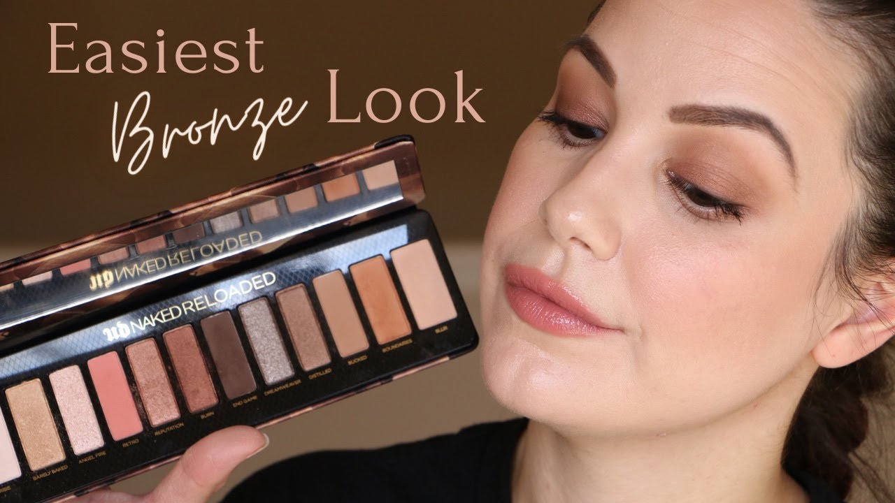 Easiest Bronze Smokey Eye ft. UD Naked Reloaded Palette