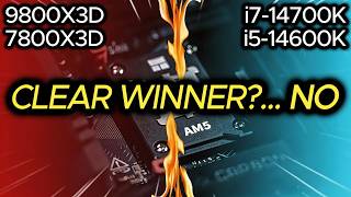 9800X3D Vs 14700K Vs 7800X3D Vs 14600K - Value Vs Regret?