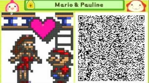 Pushmo (3DS): Mario & Pauline Custom Level QR Code