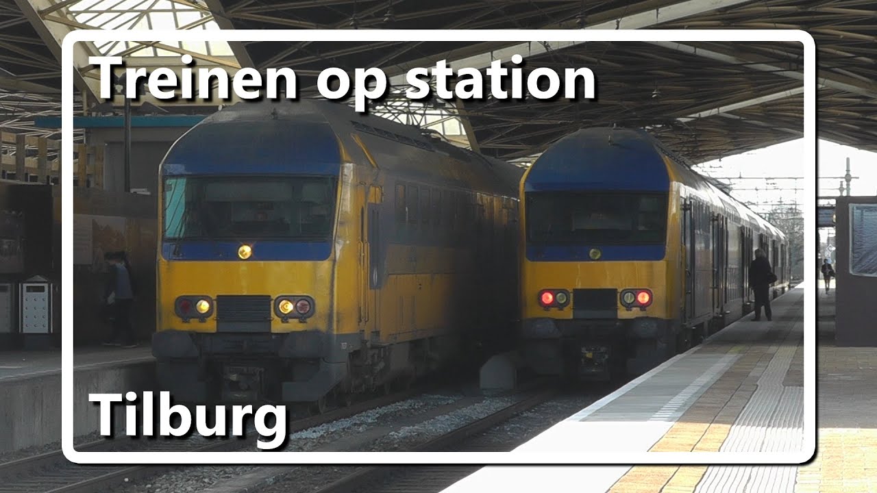 Treinen op station Tilburg // Dutch Train Compilation