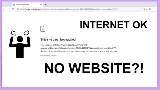 Website Not Opening But Internet Working Fix It Now