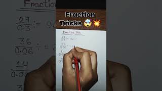 MOST PEOPLE'S DON'T KNOW THIS FRACTION TRICKS💥🤯 Subscribe For Daily Tricks🔔#maths #mathstricks #ssc