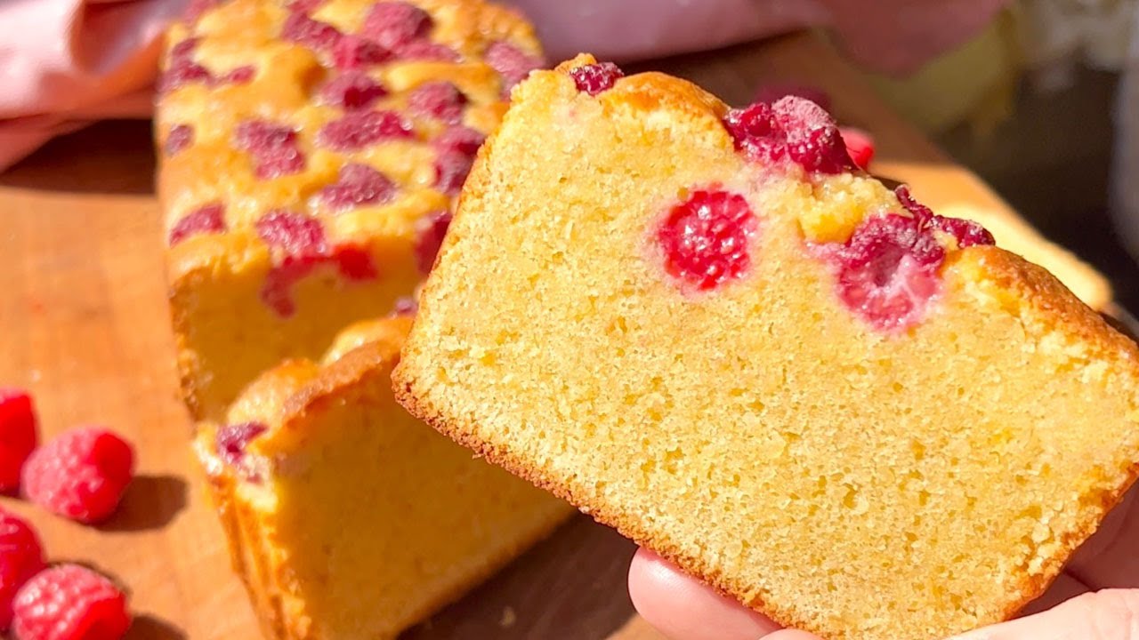 Малиновый торт: без муки/без глютена🌸5 ингредиентов