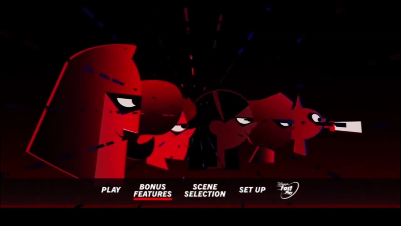 Incredibles 2 (2018) - Dvd Menu Walkthrough - YouTube