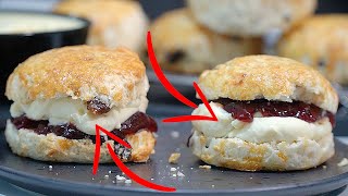 Clotted cream easy from UHT in 30 mins with English Scones