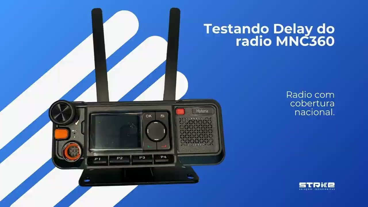 Testando o Delay do Radio POC MNC360 Cobertura Nacional