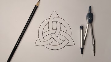 How to draw a Celtic trinity knot
