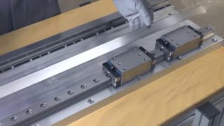 [EN] Bosch Rexroth: Linear Guides - Mounting sliding fit cover strip (How-To)