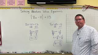 College Algebra - Solving Absolute Value Equations - Example 2 Profile