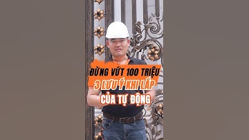 Vứt tiền qua cổng nếu không biết 3 điều này khi lắp motor tự động! #shorts #vuvgroup #rofastvina