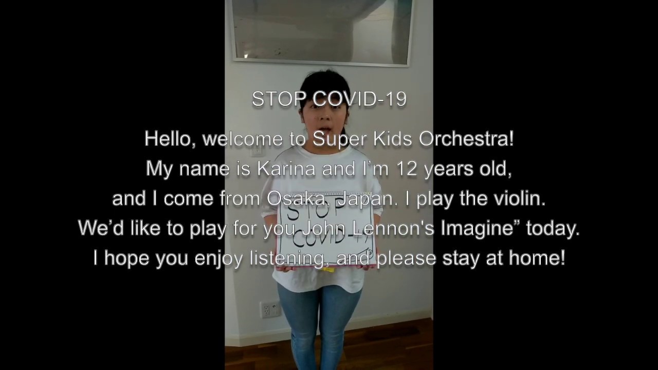 Super Kids Orchestra ▶︎Stay at home ! #02 Violin Solo Yoshimura Karina