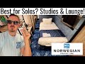 Would you stay in a cabin this small for a week? Norwegian Cruise Line Studios &amp; Studio Lounge!