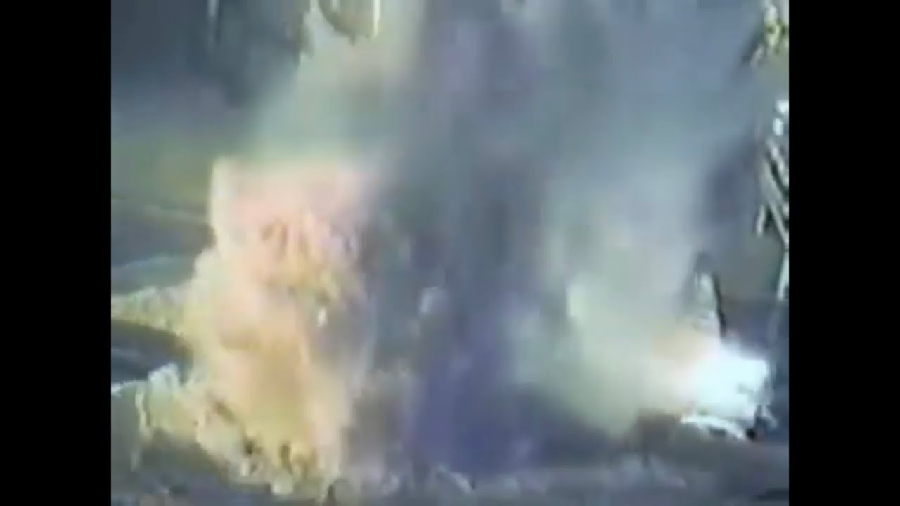 Traffic Camera Catches Explosive Storm Sewer Flooding - YouTube