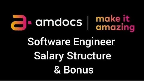 Amdocs Software Engineer Salary | Amdocs Jobs Salary | Amdocs Salary Structure