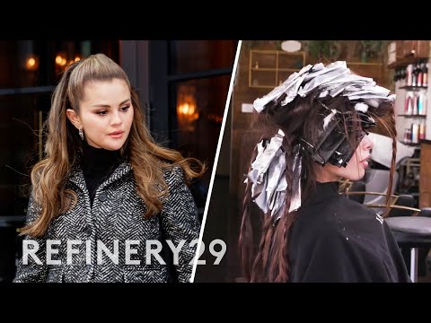 I Got a Selena Gomez-Inspired Blonde Balayage Transformation | Hair Me Out | Refinery29