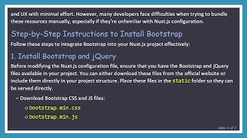 Installing Bootstrap in Nuxt.js