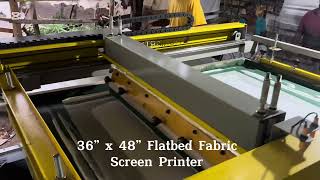 36” x 48” Fabric Screen Printer