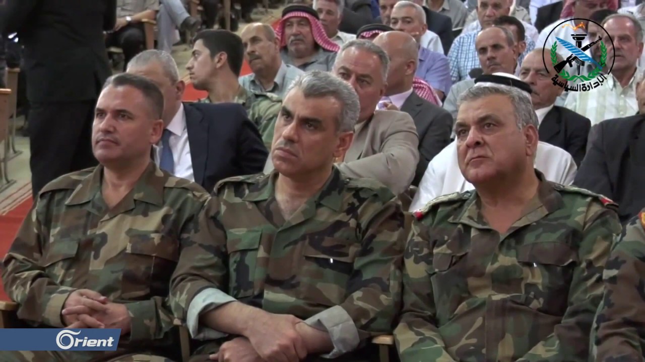 اللواء جميل الحسن قائد ميليشا المخابرات الجوية يهدد أهالي درعا - سوريا