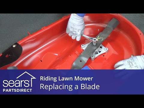 Replacing a Blade on a Riding Lawn Mower
