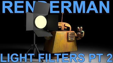 Renderman 21 Light Filters Tutorial Pt 2