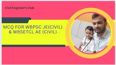 WBPSC l JE(Civil) l WBSETCL l AE(Civil) l Important Questions l MCQ l 2023 l