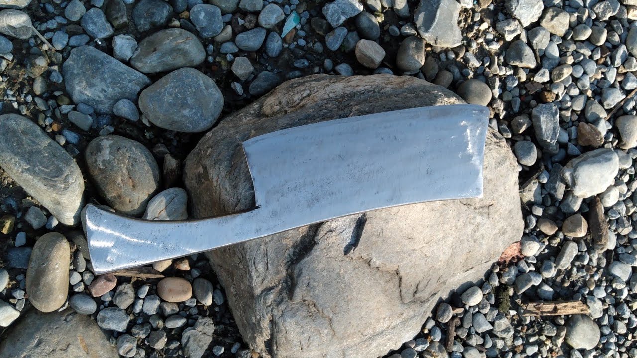 Most interesting very big meat cleaver Knife process YouTube