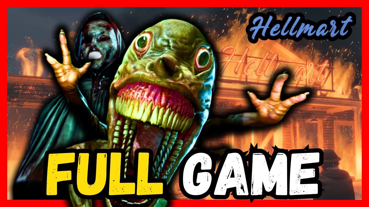 HELLMART - FULL GAME Walkthrough & Ending [4K60FPS]