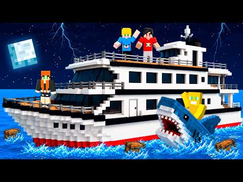 We Took the Biggest Boat Trip with Friends in Minecraft!