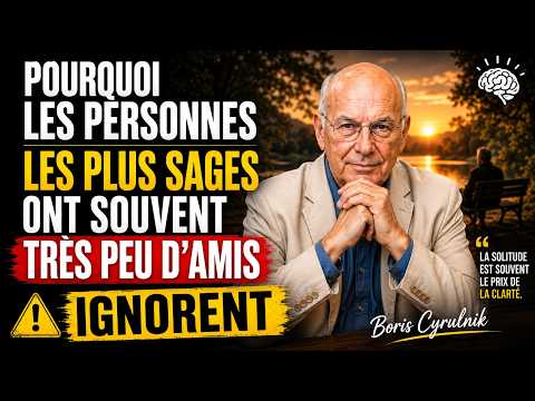 POURQUOI LES PERSONNES LES PLUS SAGES ONT SOUVENT TRÈS PEU D'AMIS | Boris Cyrulnik