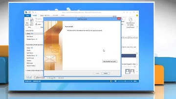 How to configure Outlook to connect to an MSN email account