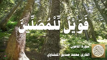 107 محمد صديق المنشاوي - سورة الماعون