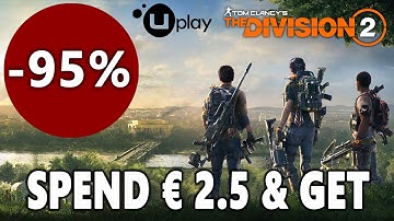 [Closed Now]95% OFF on The Division 2 at Uplay store(EUR 2.5)