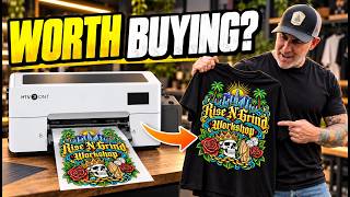 HTVRONT D2 Desktop DTF Printer Review | The Easiest Setup I’ve Tried