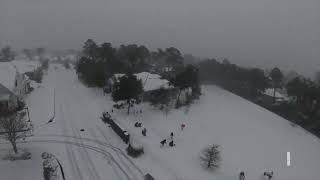 Snow in Niceville Florida