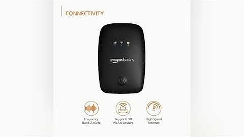 AmazonBasics 4G LTE Wireless Dongle with All SIM Network Support | Plug & Play Data Card Stick with