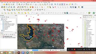 Reshape Polygon using Reshape Features Tool in Q.GIS !!! @Third_Eye_RS_GIS