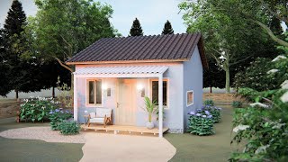 Charming 320 sqft Tiny House Design 16x20 Ft (5x6 m)
