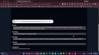All EAS alerts I played in WXRchive (Windows 11)