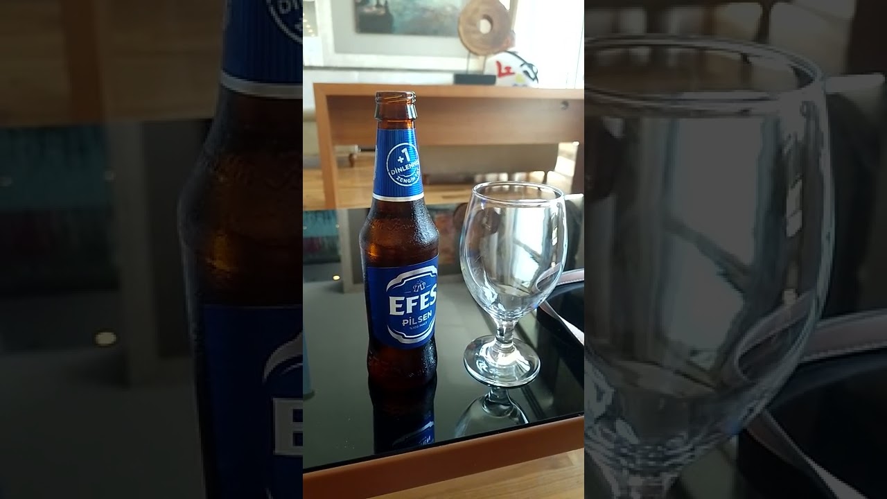 a efes beer at the dedeman hotel in Istanbul