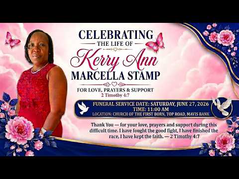 Funeral Service Celebrating the Life of Kerry Ann Marcella Stamp