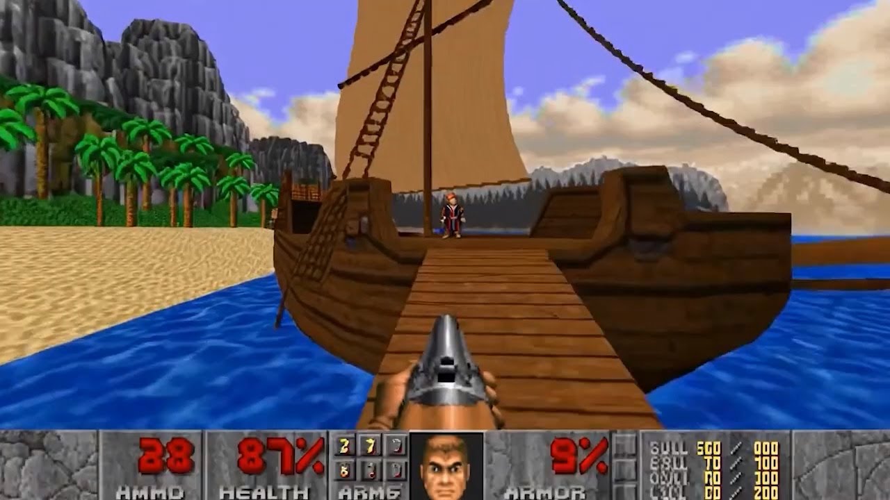 Кристофер Колумб открывает Америку, но в doom.wad AI