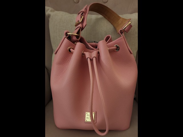 Dooney & Bourke Lucca Leather Drawstring Bag - YouTube display picture 2