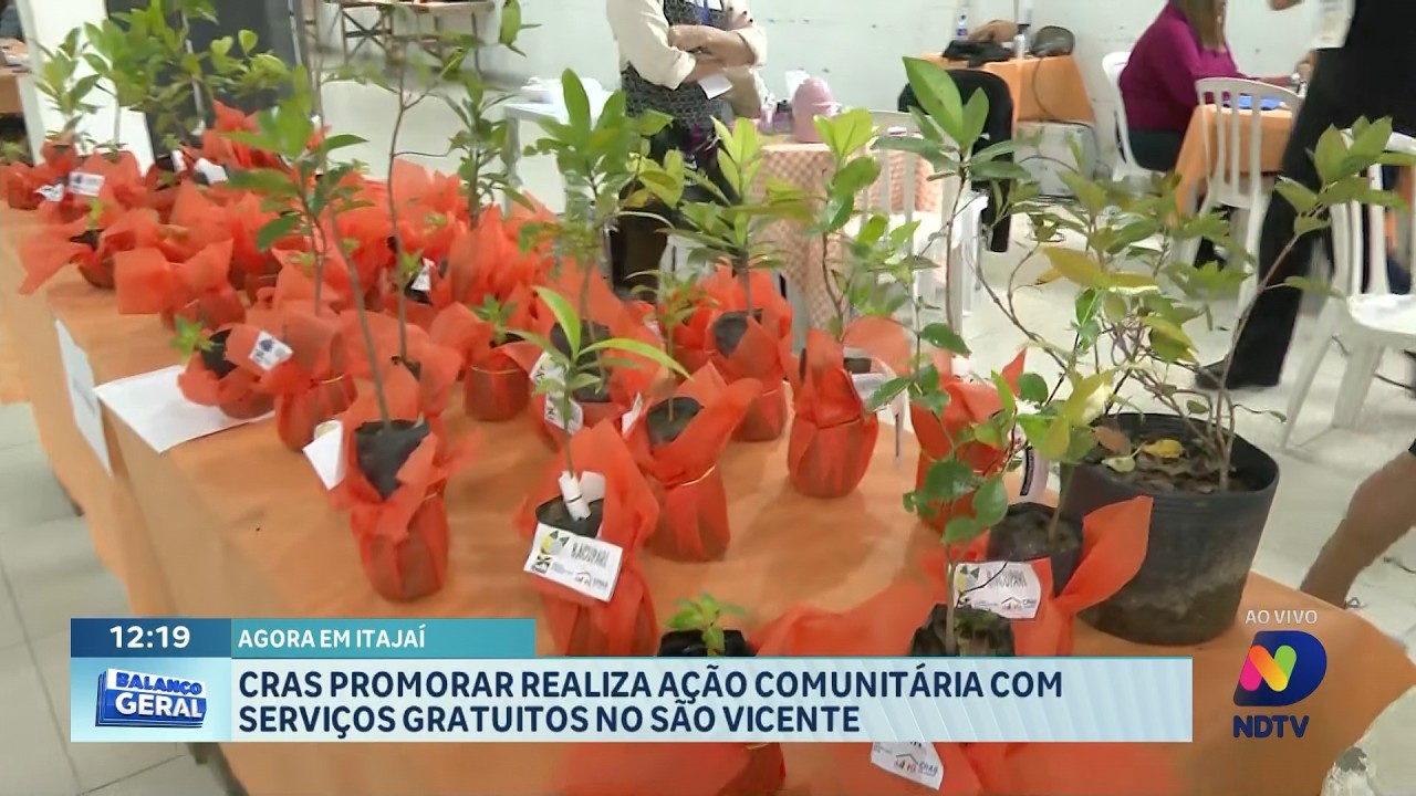 CRAS Promorar leva serviços gratuitos para moradores do São Vicente
