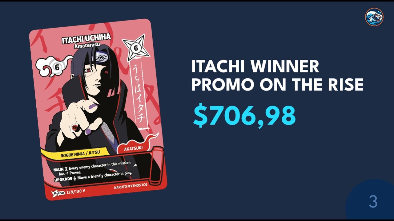 【大会勝利プロモ】NARUTO NOT FOR SALE  非売品　伝説の三忍級 Naruto Mythos Marketwatch #3 - Promo Cards Rising Fast (Winner