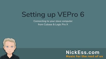 How to set up VEPro 6 on a slave with Cubase and Logic Pro X