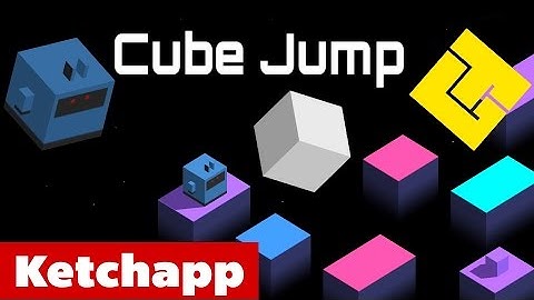 CUBE JUMP by KetchApp - My High Score 300+ (iOS iPad Gameplay)