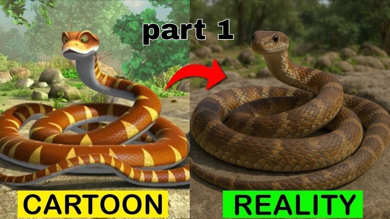 🔥 ✨ Jungle Book Characters: Cartoon vs Real Life 😳 | नए अंदाज़ में!
