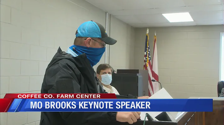 Mo Brooks keynote speaker at free speech rally